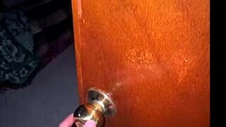 Hey, busty Mexican stepmom sneaks in horny to seduce TV-watching stepson student