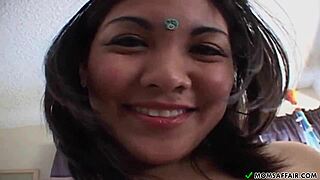 i can't stop fucking this sexy indian housewife's natural tits and pussy