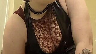 i tease my huge natural tits in bra while lovense buzzes during makeup