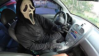 insane halloween behind scenes with emo nerd milf uncut!