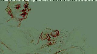 vintage erotic art teases hidden desires