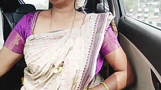 What if saree-clad Indian aunty seduces son-in-law on a dirty talk drive?