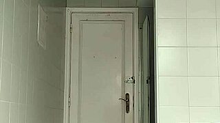 guy in black beach shorts shaves smooth in intriguing bathroom reveal