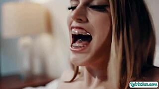 Tgirl Melanie Brooks' Loving Bareback Thrills Stepdaughter Izzy Wilde