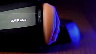 reviewing twirl male sex toy handjob blowjob closeup