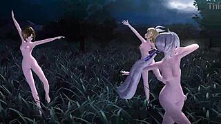 kagamine rin meiko haku nude mods reveal goddess big tits ass in full glory