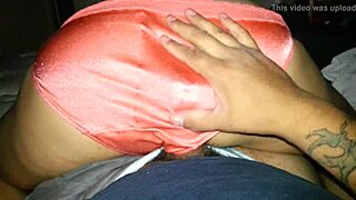 wanna see her satin panties wrapped tight around my throbbing cock?