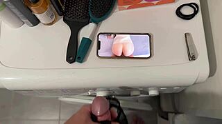 Stepmother Catches Stepson with Panties Then Deepthroats and Creampies