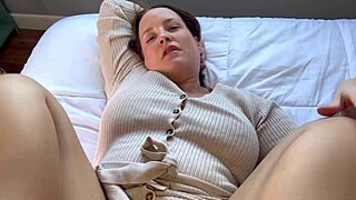 hotwife in pantyhose takes bull's cock multiple ways ending in closeup creampie