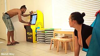 mandi may sucks monster caribbean cock swallows cum dominican style