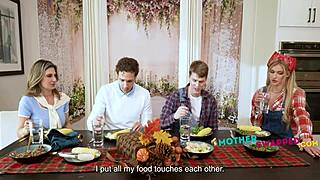 milf cougar mommy bangs stepsons friend hard on desk