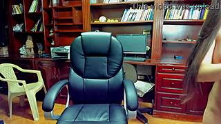 Secretary's Anal Office Masturbation