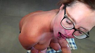 hey babe this cougar milf's deepthroating cock like a pro in pov