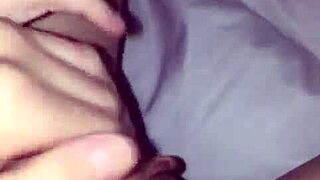 What if her fingers plunge deeper into that soaked shaven slit?