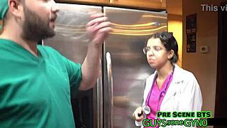 Angel Ramirez brings her girl to the hospital for wild nurse roleplay