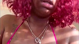 Wet-Mouthed Stepmom Sucks Big Tits and Ass with Buttplug