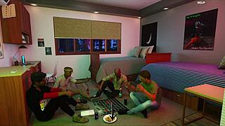 hey join this blonde group 3some dik route adventure now