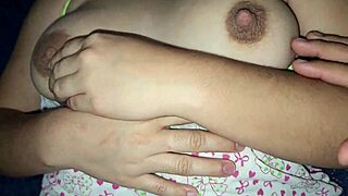 Chubby latina college student moans juicy wet pussy creampie in taboo roleplay