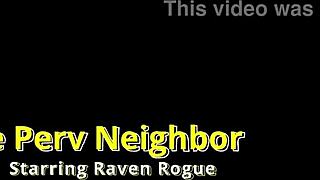 Perverted Neighbor Doctor Sniffs Raven Rogue's Oiled Feet And Socks! Tampa Hospital Toe Sucking Frenzy