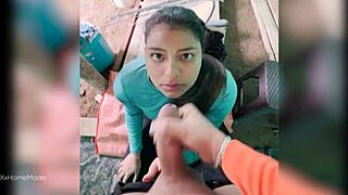 i paid young colombian farm babe to deepthroat and milk my cock