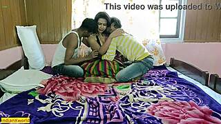 indian wife gets shared hard by husband with friends!
