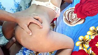 big tits indian bhabhi fucks husband's friend rough