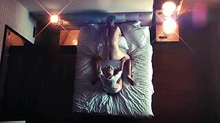 voyeur spy cam catches skinny femdom mistress fisting slave guy ass moaning in kinky bdsm fantasy