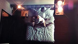 voyeur spy cam catches skinny femdom mistress fisting slave guy ass moaning in kinky bdsm fantasy