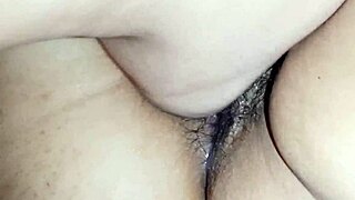 Filipina girlfriend spreads for final close-up pussy licking and cunilingus by friend