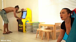 mandi may sucks monster caribbean cock swallows cum dominican style