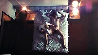 voyeur spy cam catches skinny femdom mistress fisting slave guy ass moaning in kinky bdsm fantasy