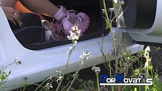 new mexican girl auditions for porn, shows off her curvy athletic body in homemade casting