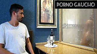 i love showing off my body in the sauna so hot