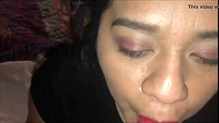 Handicap Latina Maid Deepthroats Monster BBC In Hotel Public Suck And Handjob Session