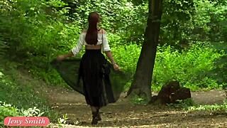 Nude flashes and body art make Jeny Smith's public strips unforgettable