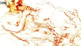 vintage erotic art teases hidden desires