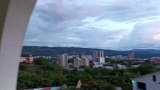 vecina infiel gets fucked hard by horny neighbor!