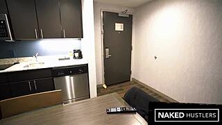 thick stacked ebony redhead ms redx slams monster cock deep and hard