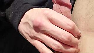 Skinny Blonde Wife Gets Outdoor Reach-Around Fingering and Juicy Wet Pussy Play by Husband