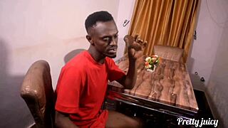 pato's sweet young black ass gets hot foreplay teasing in amateur fun