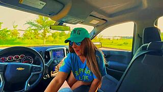 big natural tits milf tasty texas sucks cock swallows cum like texas queen