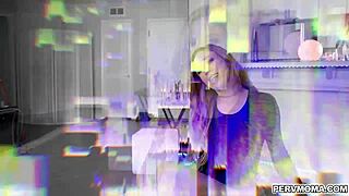 lexi lore catches stepmom sucking stepbro's huge cock