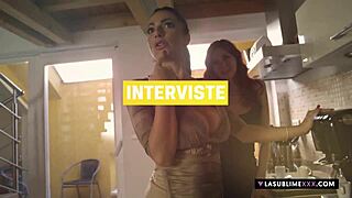 Petite tattooed babe deepthroats monster cock then gaping ass doggystyle bent over assfucking creampie atm