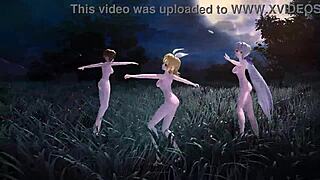 kagamine rin meiko haku nude mods reveal goddess big tits ass in full glory