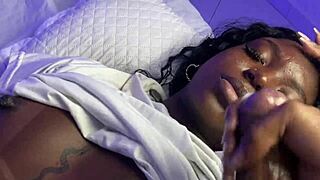 went to my friends house to relax but his girlfriend grabbed my huge cock we ended up fucking hard part 2