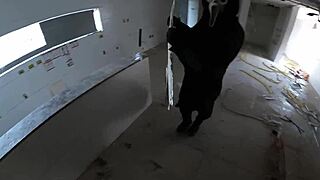 insane halloween behind scenes with emo nerd milf uncut!