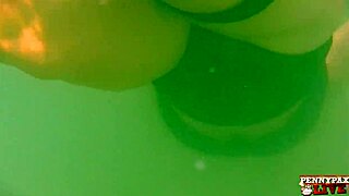 penny pax dives into underwater self-touching and feels super turned on