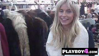 Small Tits Blonde MILF Karina Marie Strips Stockings Exposing Sexy Ass and Poses Naked!