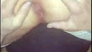 Horny trans blonde picks up random guys for bareback anal and blowjobs in three scenes