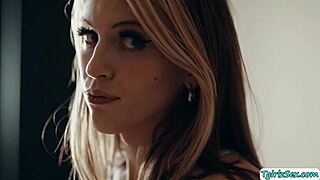 Tgirl Melanie Brooks' Loving Bareback Thrills Stepdaughter Izzy Wilde